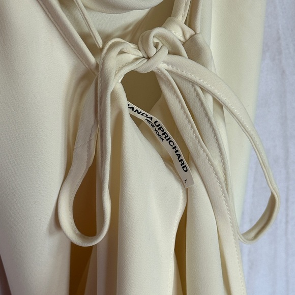 Amanda Uprichard Janet Dress Ivory Size Large Sexy Cocktail - Picture 9 of 14